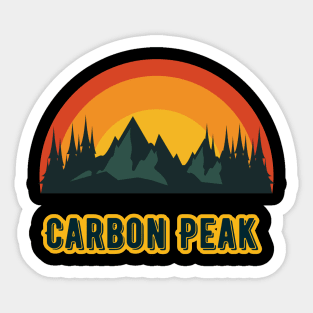 Carbon Peak Sticker